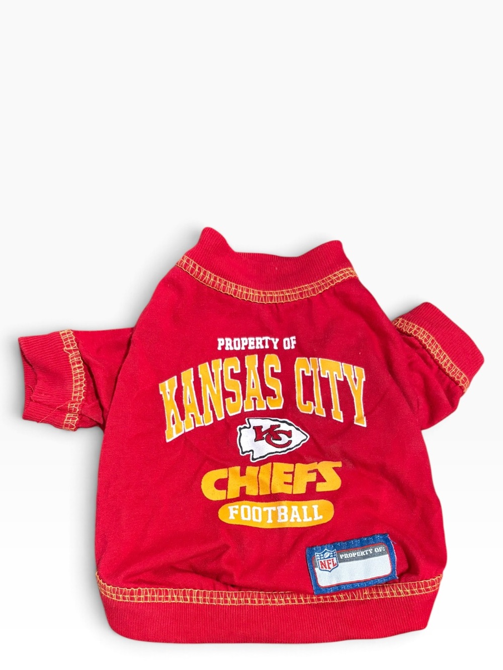 Pets First Kansas City Chiefs Pet T-shirt Size S